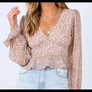 Princess Polly Morwen Crop Shirt